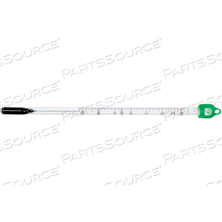 H-B B60510-0100 ENVIRO-SAFE« DRY BLOCK/INCUBATOR LIQUID-IN-GLASS THERMOMETER, 24/57C by Bel-Art Products