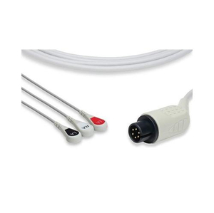 3 LEAD SNAP ECG AHA CABLE ASSEMBLY by Criticare Technologies, Inc.