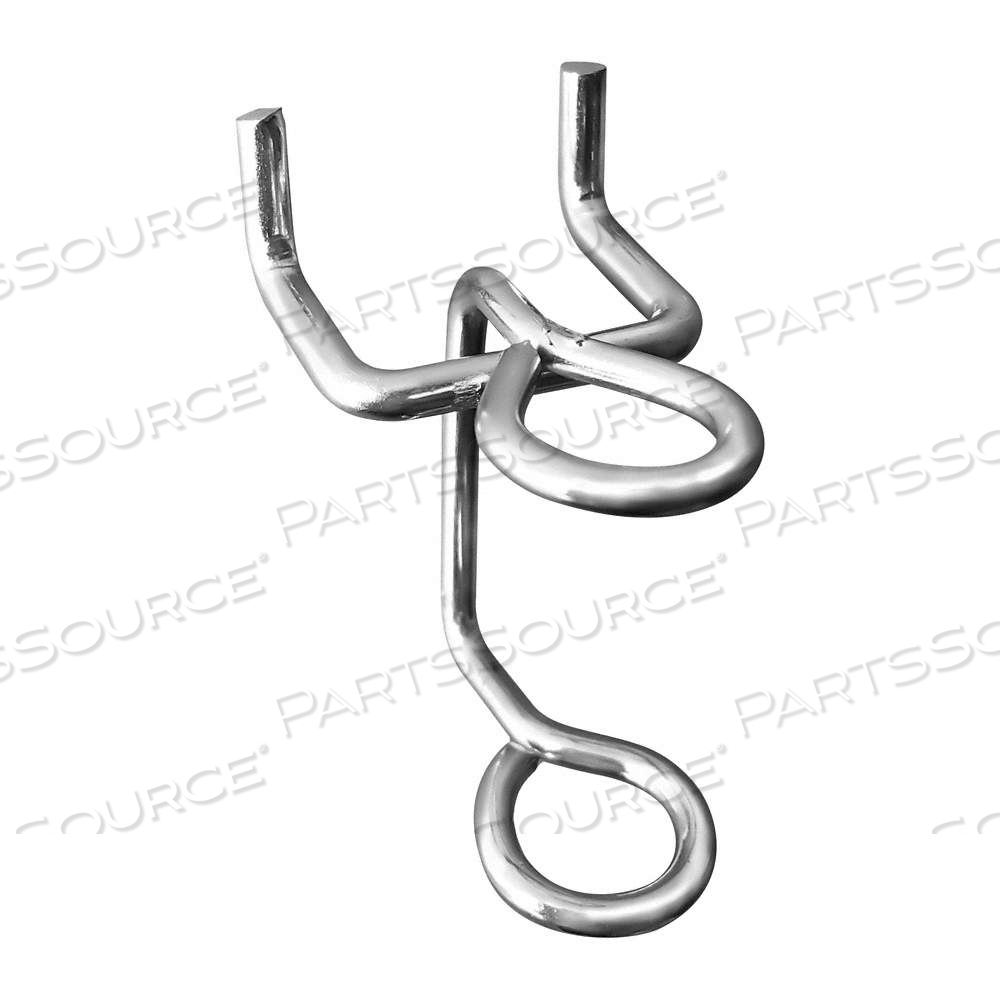 DOUBLE-RING TOOL HOLDER, 7/16 IN, 1/4 IN PEG HOLE, FOR 1 IN PEGBOARD HOLE SPACING by Approved Vendor DOUBLE-RING TOOL HOLDER, 7/16 IN, 1/4 IN PEG HOLE, FOR 1 IN PEGBOARD HOLE SPACING by Approved Vendor