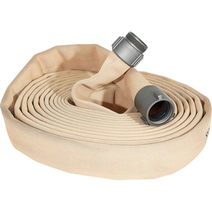 52H15HDT100N JAFLINE HD DOUBLE JACKET FIRE HOSE, 1-1/2" X 100 FT, 400 PSI, TAN by Armored Textiles