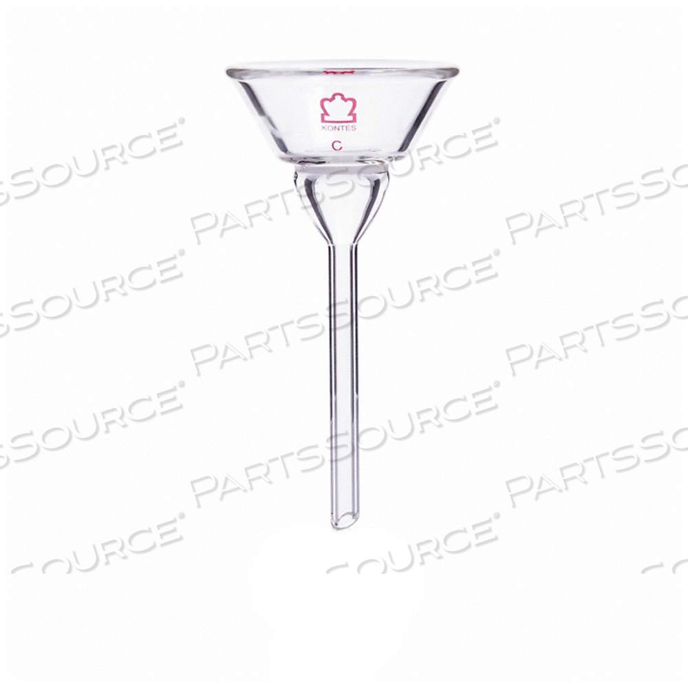 FRITTED HIRSCH FILTER FUNNEL, GLASS, BOROSILICATE GLASS, BOROSILICATE GLASS, TYPE I by Approved Vendor