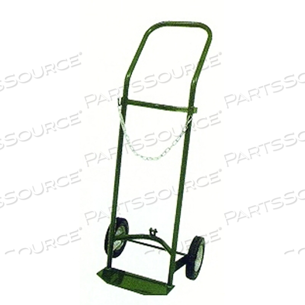 MEDICAL SERIES CART, HOLDS 1 CYLINDER, 9-1/2 IN DIA, 8 IN SEMI-PNEUMATIC WHEELS by Saftcart MEDICAL SERIES CART, HOLDS 1 CYLINDER, 9-1/2 IN DIA, 8 IN SEMI-PNEUMATIC WHEELS by Saftcart