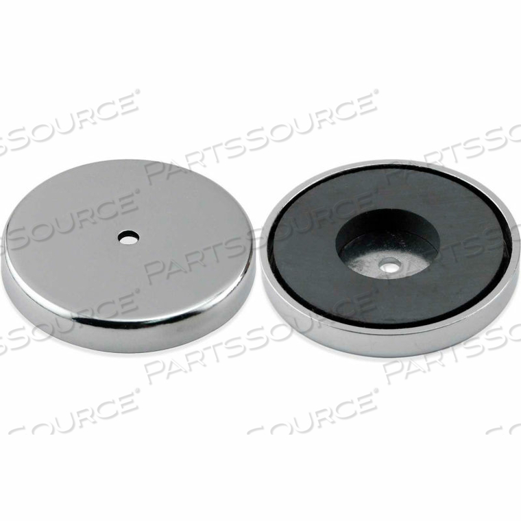 CERAMIC ROUND BASE MAGNET - 45 LBS. PULL by Master Magnetics, Inc. (The Magnet Source)