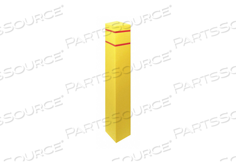 POST SLEEVE 6-1/2X6-1/2 IN 55IN H YELLOW by Post Guard