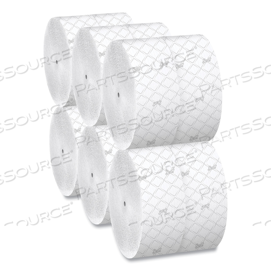 ESSENTIAL CORELESS JRT, SEPTIC SAFE, 2-PLY, WHITE, 3.75" X 1,150 FT, 12 ROLLS/CARTON by Scott ESSENTIAL CORELESS JRT, SEPTIC SAFE, 2-PLY, WHITE, 3.75" X 1,150 FT, 12 ROLLS/CARTON by Scott