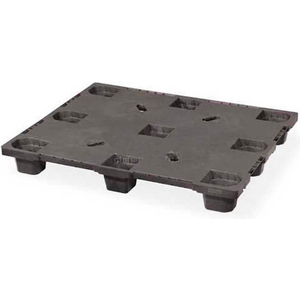 CLOSED DECK NESTABLE PLASTIC PALLET 48X40, 2600 LBS CAP. CPP320ACM by Nelson