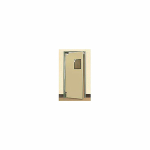 2'6" X 7'0" SINGLE PANEL MEDIUM DUTY BEIGE IMPACT DOOR by Aleco