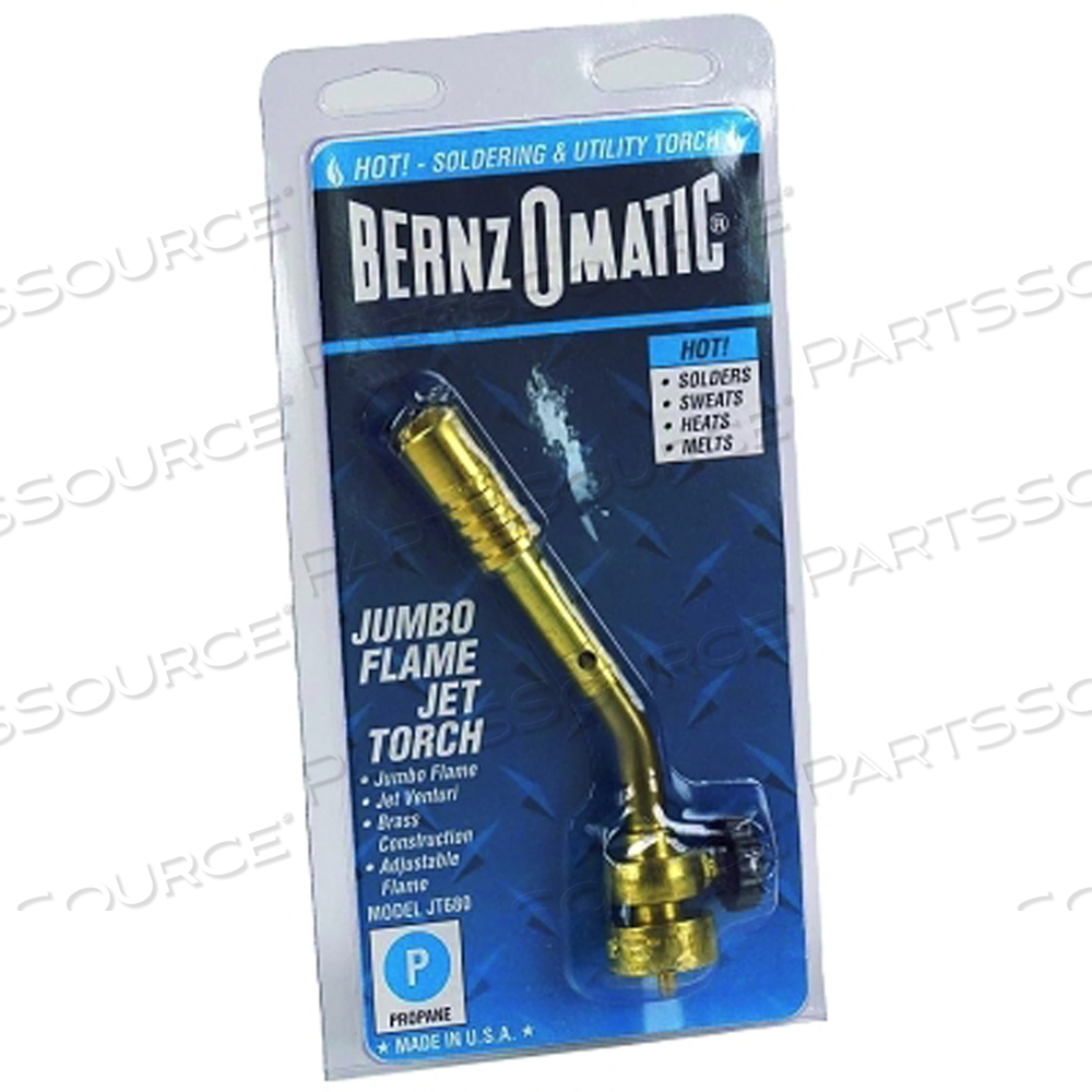 JUMBO FLAME TORCH, SOLDERING, HEATING, PROPANE by BernzOmatic JUMBO FLAME TORCH, SOLDERING, HEATING, PROPANE by BernzOmatic