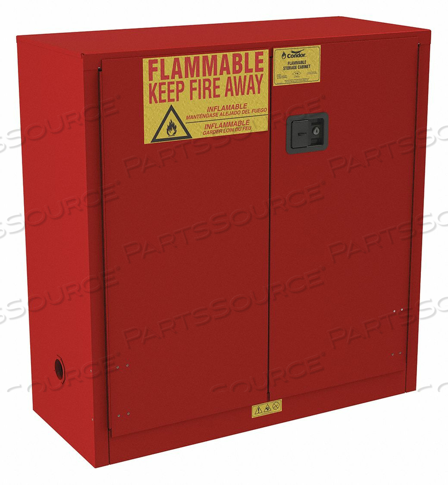 FLAMMABLE CABINET STANDARD 30 GAL. 44 H by Condor FLAMMABLE CABINET STANDARD 30 GAL. 44 H by Condor