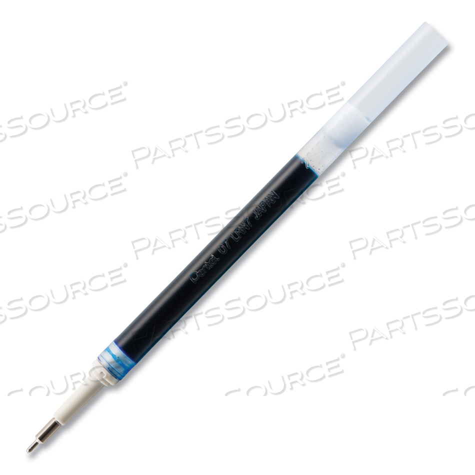 REFILL FOR PENTEL ENERGEL RETRACTABLE LIQUID GEL PENS, MEDIUM NEEDLE TIP, BLUE INK by Pentel of America