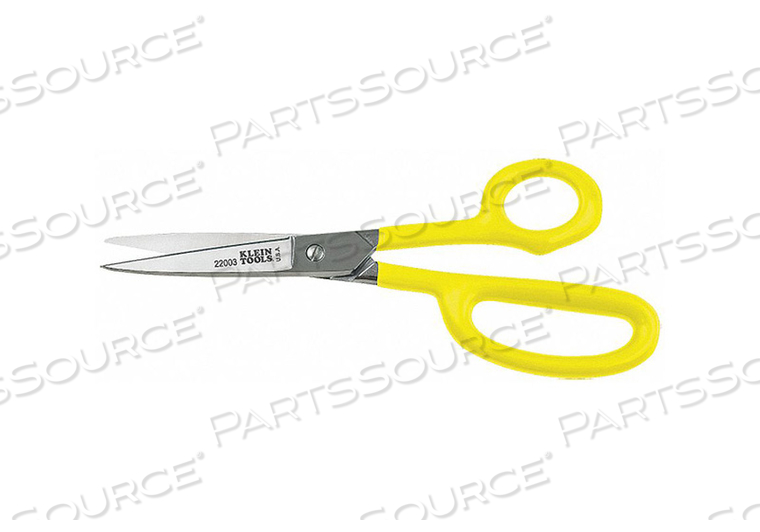 SHOP SHEARS 8 IN L NICKEL CHROME by Klein Tools