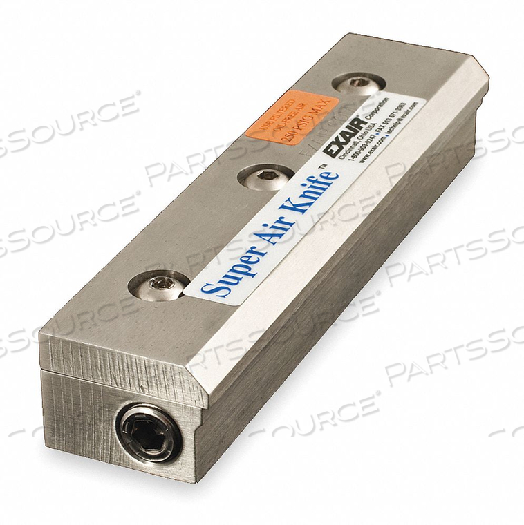 AIR KNIFE 1/4 IN NPT 12 IN L SS by Exair Corporation AIR KNIFE 1/4 IN NPT 12 IN L SS by Exair Corporation