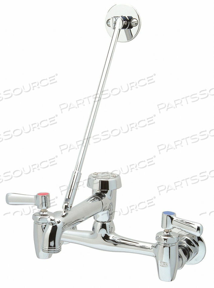 SINK FAUCET WITH 6" VACUUM BREAKER SPOUT, LEVER HANDLES, PAIL HOOK, 3/4" HOSE END AND BRACE by Zurn Industries LLC SINK FAUCET WITH 6" VACUUM BREAKER SPOUT, LEVER HANDLES, PAIL HOOK, 3/4" HOSE END AND BRACE by Zurn Industries LLC