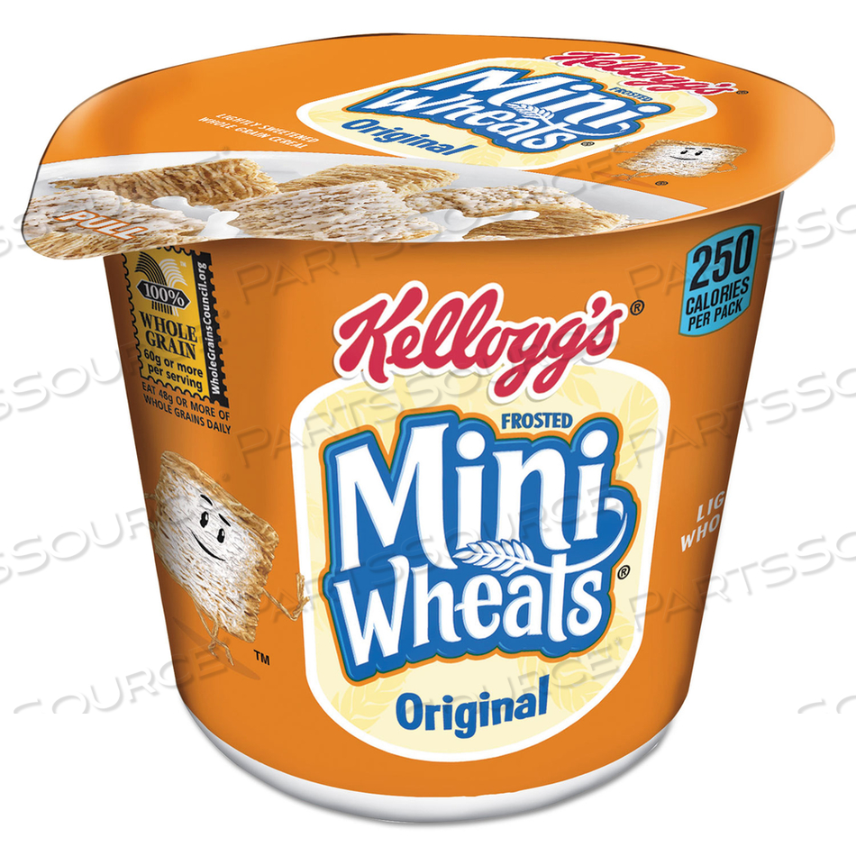 BREAKFAST CEREAL, FROSTED MINI WHEATS, SINGLE-SERVE by Kellogg's BREAKFAST CEREAL, FROSTED MINI WHEATS, SINGLE-SERVE by Kellogg's