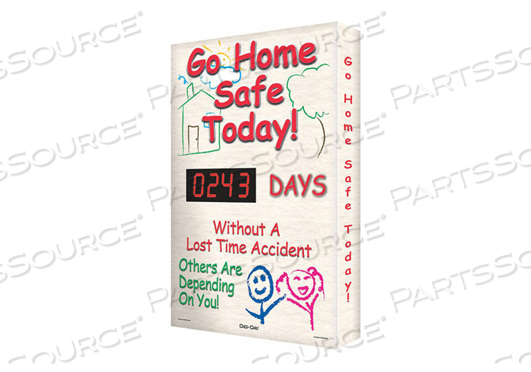 SAFETY RECORD SIGNS 29 X 20IN AL ENG by Accuform Manufacturing, Inc. SAFETY RECORD SIGNS 29 X 20IN AL ENG by Accuform Manufacturing, Inc.