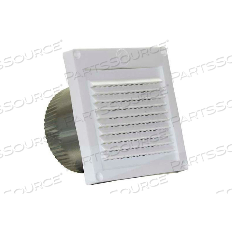 SPEEDI-PRODUCTS MICRO LOUVER EAVE VENT WHITE 3" 