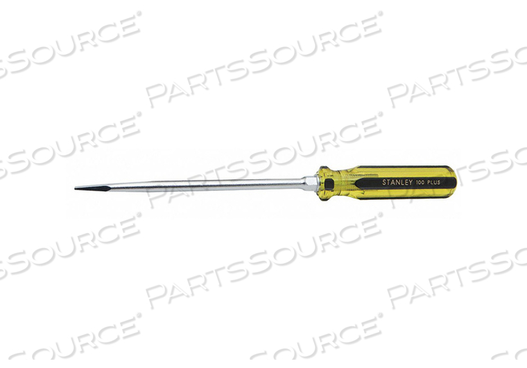 100 PLUS STANDARD SLOTTED TIP SCREWDRIVER 3/8" X 8" by Stanley 100 PLUS STANDARD SLOTTED TIP SCREWDRIVER 3/8" X 8" by Stanley