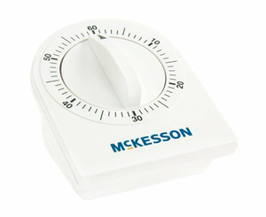 MECHANICAL TIMER COUNT DOWN 60 MINUTES DIAL DISPLAY by McKesson