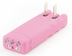 STUN GUN 6.0 MILLION 80 LUMENS LED PINK by Guard Dog Security