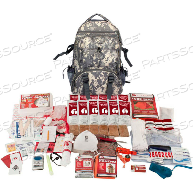 SKTK ELITE SURVIVAL KIT, BACKPACK, CAMO 