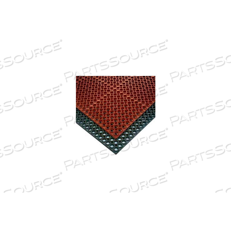 T25 CHALLENGER ANTI FATIGUE DRAINAGE MAT 3/4" THICK 3' X 5' RED by Notrax T25 CHALLENGER ANTI FATIGUE DRAINAGE MAT 3/4" THICK 3' X 5' RED by Notrax
