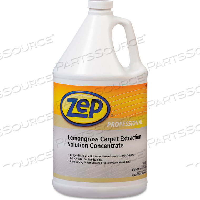 CARPET EXTRACTION CLEANER, GALLON BOTTLE, 4 BOTTLES - ZPP1041398 by Zep