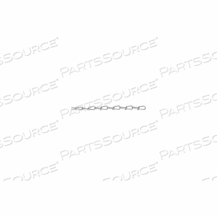 #2 TWIN LOOP CHAIN - 100 FEET/CARTON - ZINC PLATED by Peerless Industries, Inc. #2 TWIN LOOP CHAIN - 100 FEET/CARTON - ZINC PLATED by Peerless Industries, Inc.