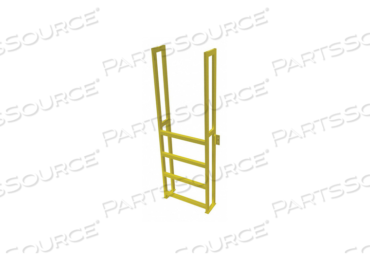 FIXED LADDER 6 FT 6-5/8 IN H 750 LB. 