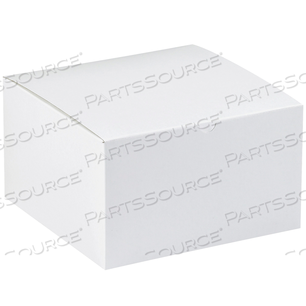 GIFT BOXES, 10" X 10" X 6", WHITE, 50/CASE by BOX Partners (Box Acquisitions, LLC)