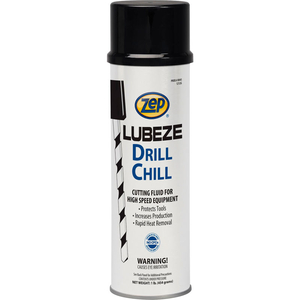 ZEP LUBEZE DRILL CHILL CUTTING OIL, 16 OZ. AEROSOL CAN, 12 CANS by Amrep