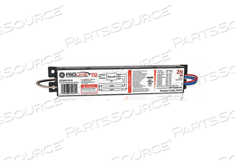BALLAST, ELECTRONIC, LFL, 1/2 LAMPS, 120-277V, T12 by GE Lighting