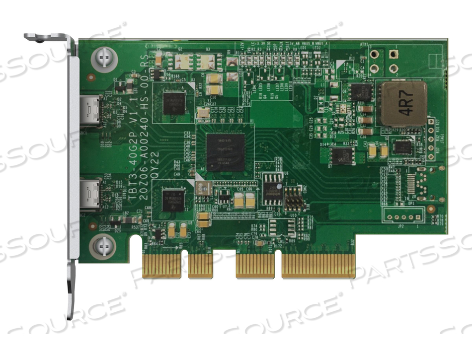 QXP-T32P, THUNDERBOLT ADAPTER, PCIE 3.0 X4 LOW PROFILE, THUNDERBOLT 3 X 2, FOR TVS-H1288X, TVS-H1688X by QNAP Security QXP-T32P, THUNDERBOLT ADAPTER, PCIE 3.0 X4 LOW PROFILE, THUNDERBOLT 3 X 2, FOR TVS-H1288X, TVS-H1688X by QNAP Security