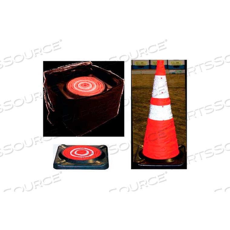 28" COLLAPSIBLE CONE WITH STORAGE BAG, 5/PK by Dicke