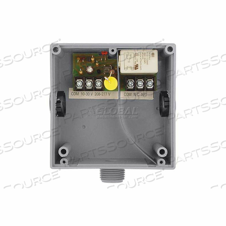 T STYLE RELAY / ENCLOSED / HI / LOW SEP. 15A / SPDT / 10-30VAC / DC / 208-277VAC by RIB T STYLE RELAY / ENCLOSED / HI / LOW SEP. 15A / SPDT / 10-30VAC / DC / 208-277VAC by RIB