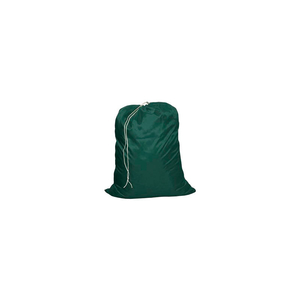 18" DRAWCORD LAUNDRY BAG, NYLON, GREEN, STRAIGHT BOTTOM by H.G. Maybeck Company