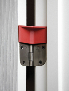 DOOR WEDGE RED REINFORCED THERMO-PLASTIC by Pressto Valet