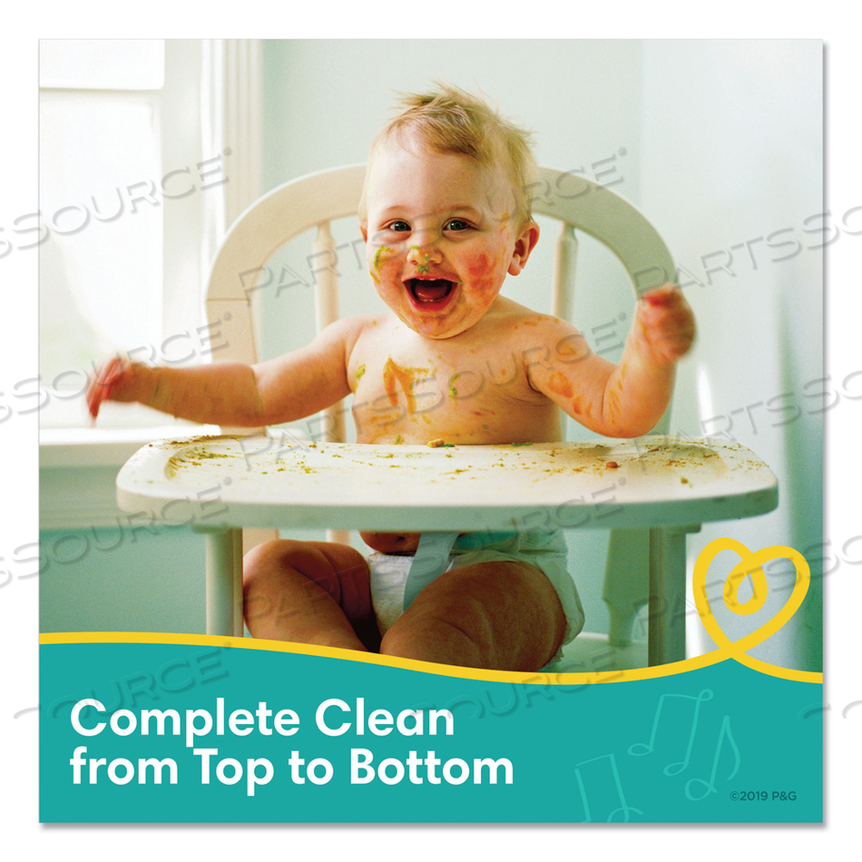 COMPLETE CLEAN BABY WIPES, 1 PLY, BABY FRESH, 504/PACK 