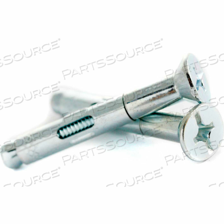 SLEEVE ANCHOR - 3/8" X 6" - PHILLIPS/SLOTTED COMBO FLAT HEAD - STEEL - ZINC - PKG OF 50 - BBI by Brighton Best SLEEVE ANCHOR - 3/8" X 6" - PHILLIPS/SLOTTED COMBO FLAT HEAD - STEEL - ZINC - PKG OF 50 - BBI by Brighton Best