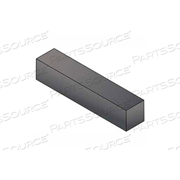 KEYSTOCK - 1/2" X 1" X 1 FT - HIGH CARBON STEEL - PLAIN - BILATERAL - ASTM A29 