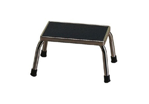 9" CHROME-PLATED STEP STOOL by Brewer Company