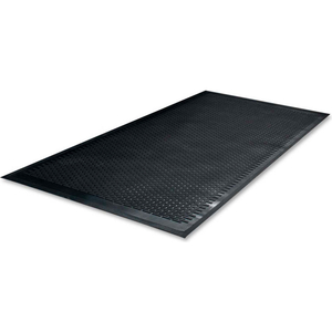 SCRAPER OUTDOOR MAT 60"L X 36"W BLACK by Genuine Joe