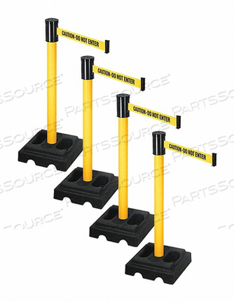 BARRIER SYSTEMS POST YELLOW 15 FT BELT by VISIONTRON Corp.