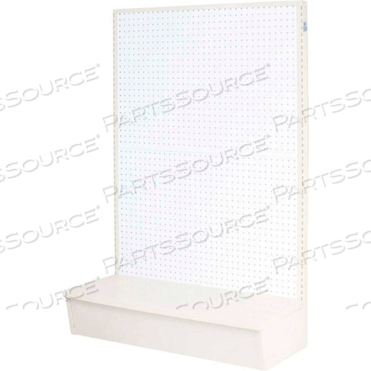 ECONOMY RETAIL GONDOLA - SINGLE SIDED, 36"W X 14"D X 54"H, ALMOND by Vulcan Industries