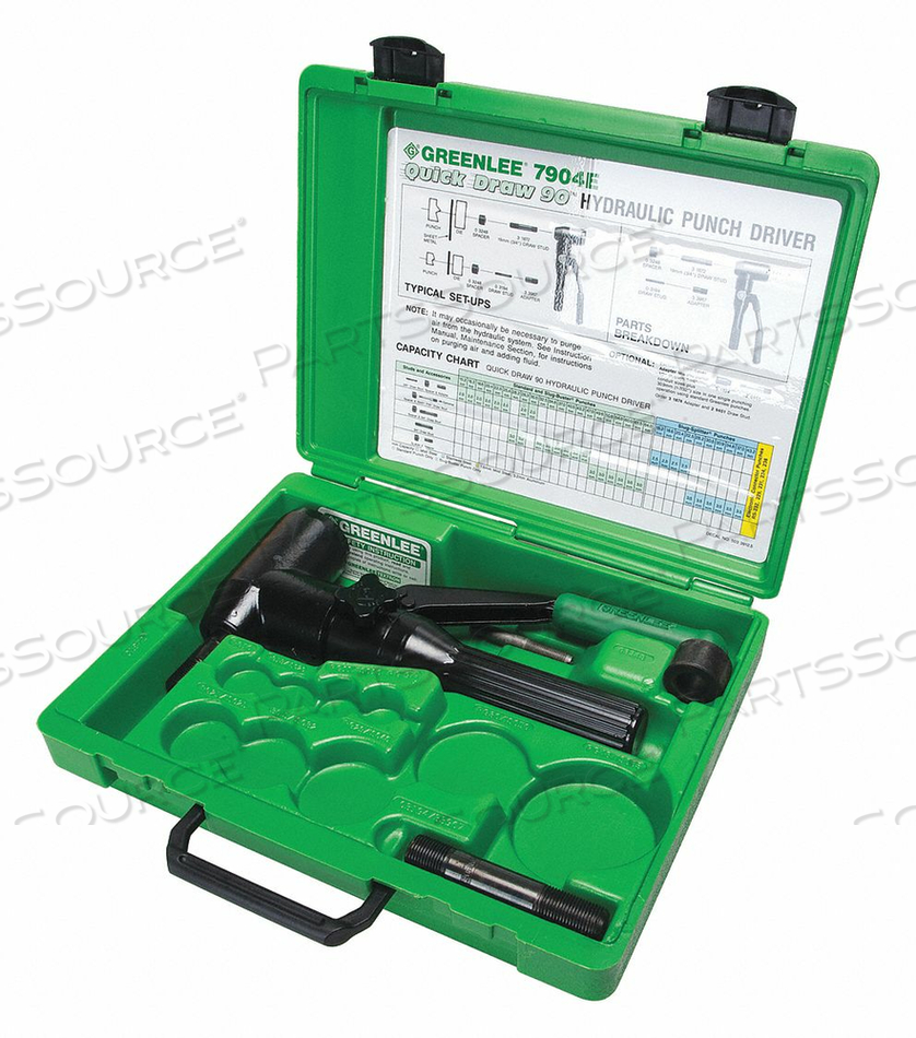 QUICK DRAW 90 HYDRAULIC PUNCH DRIVER KIT by Greenlee