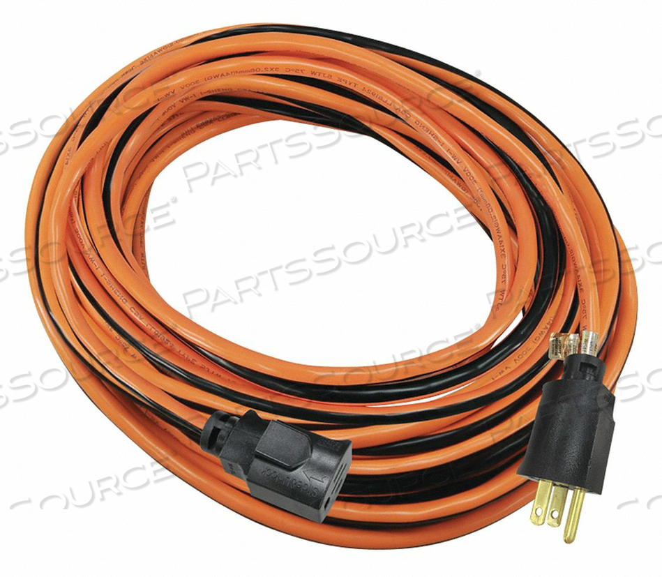 LOCKING EXTENSION CORD, LOCATION OUTDOOR, CORD LENGTH 50 FT, WIRE SIZE 14 AWG, MAX. AMPS 15 A, VOLTAGE 125V AC, PLUG CONFIGURATION NEMA 5-15 by Power First LOCKING EXTENSION CORD, LOCATION OUTDOOR, CORD LENGTH 50 FT, WIRE SIZE 14 AWG, MAX. AMPS 15 A, VOLTAGE 125V AC, PLUG CONFIGURATION NEMA 5-15 by Power First