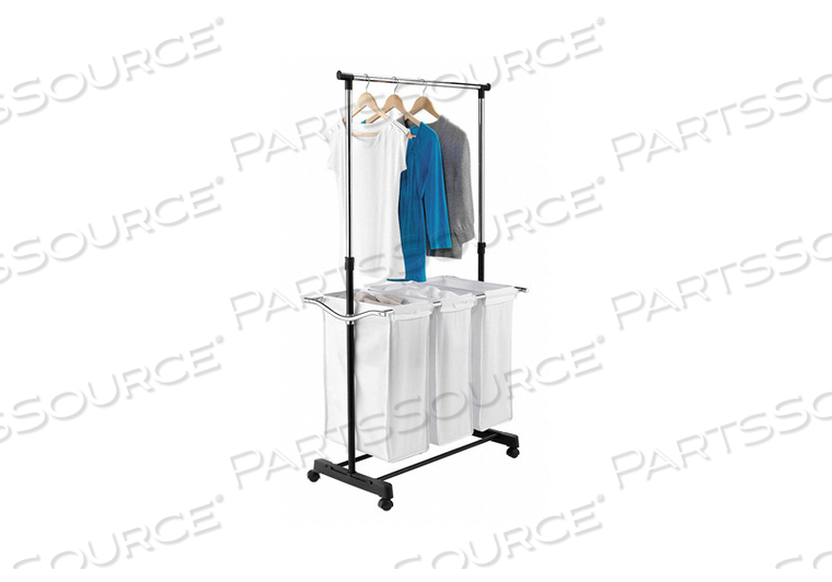 LAUNDRY SORTER 3-COMPARTMENT by Honey-Can-Do LAUNDRY SORTER 3-COMPARTMENT by Honey-Can-Do