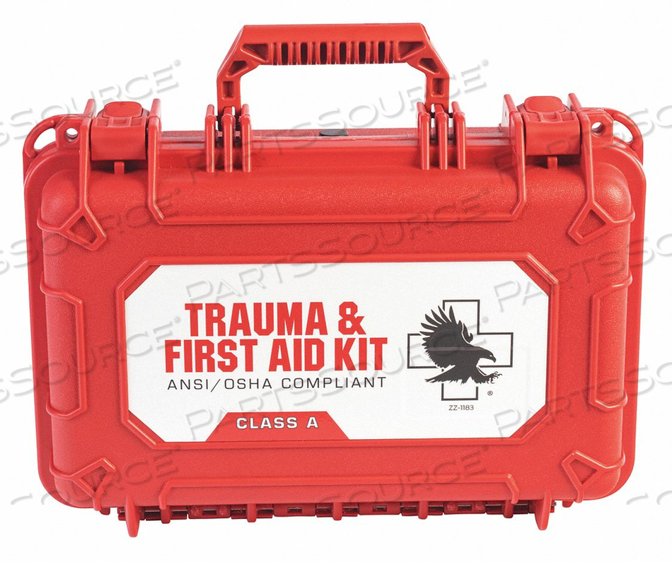 TRAUMA AND FIRST AID KIT RED/WHITE by North American Rescue