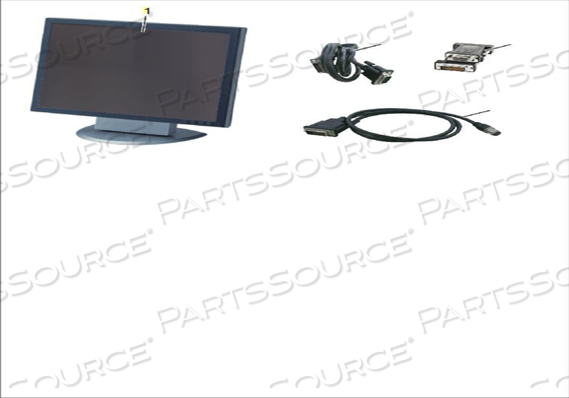 MONITOR, LCD PANEL, 19 IN VIEWABLE IMAGE, 1.2 IN X 5.6 IN X 3 IN, 10.5 OZ by Siemens Medical Solutions