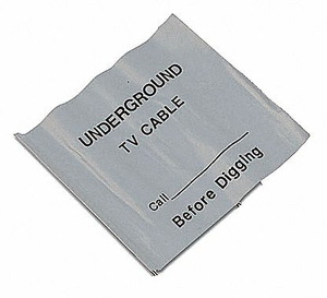 MARKING FLAG SILVER CABLE TV PVC PK100 by Presco MARKING FLAG SILVER CABLE TV PVC PK100 by Presco
