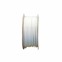 BULK CONDUCTIVE HOSE ASSEMBLY, 5/16 IN ID, VACUUM, WHITE, MEETS UL, 1 FT by Amvex (Ohio Medical, LLC)
